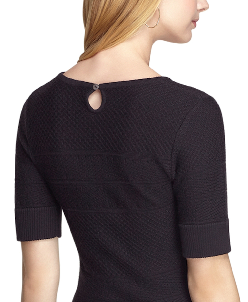 Lyst Brooks Brothers Shortsleeve Sweater Dress in Black