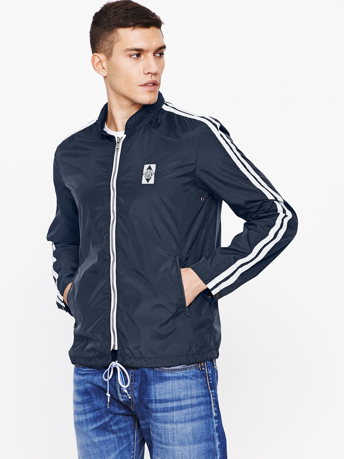 Replay Replay Mens Nylon Jacket in Blue for Men (navy) | Lyst