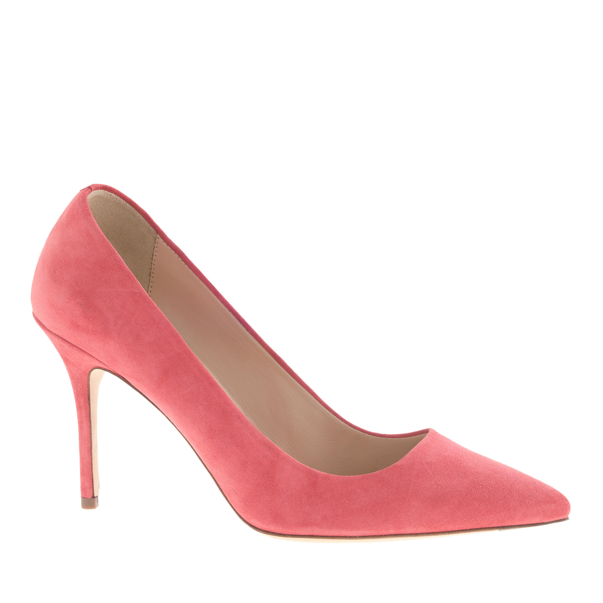 J.Crew Elsie Suede Pumps in Rose Blossom (Pink) - Lyst