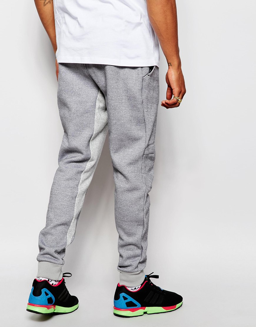 Adidas originals Skinny Joggers Ab9276 in Gray for Men | Lyst