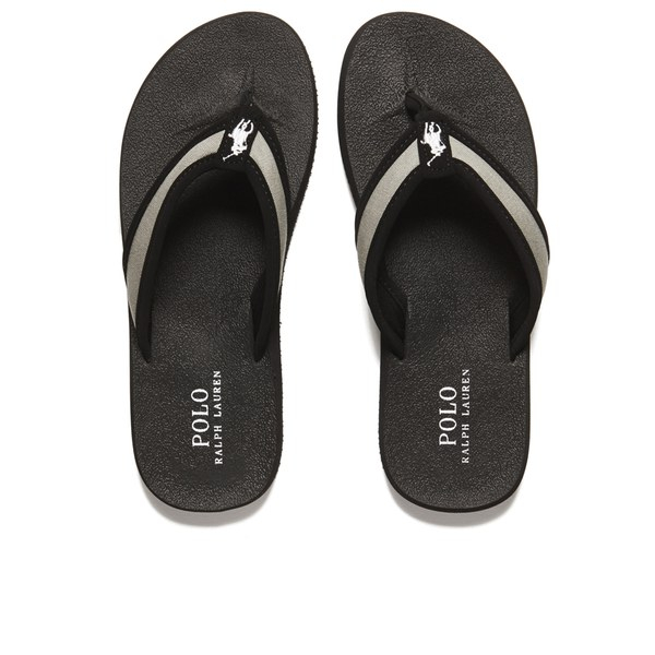  Polo  Ralph Lauren Men s Almer Ii ne Flip  Flops  in Black 