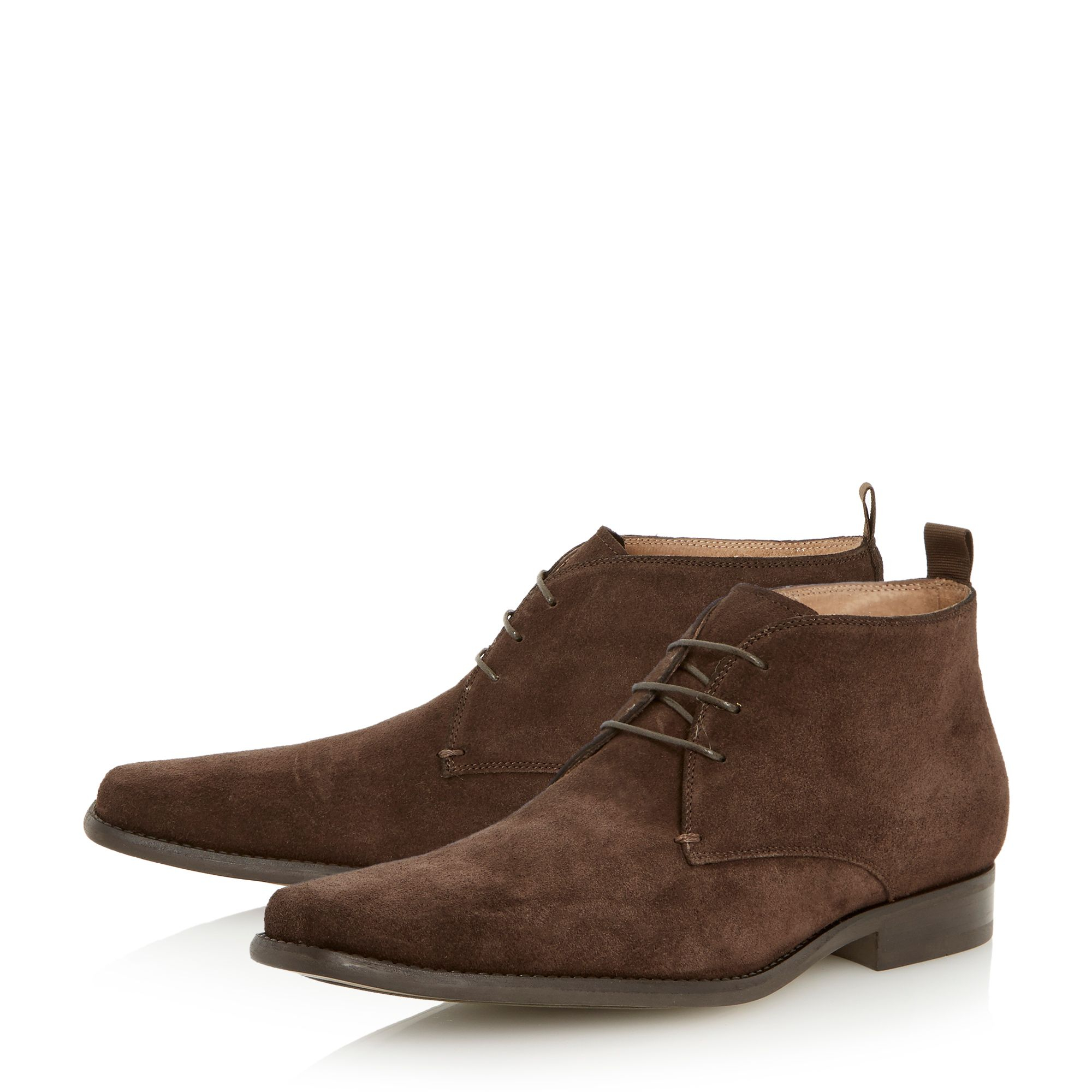 Roland Cartier Corbon Slip On Casual Chukka Boots in Brown for Men | Lyst