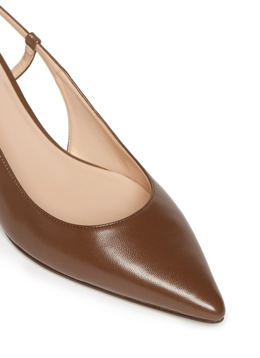 low sling backs