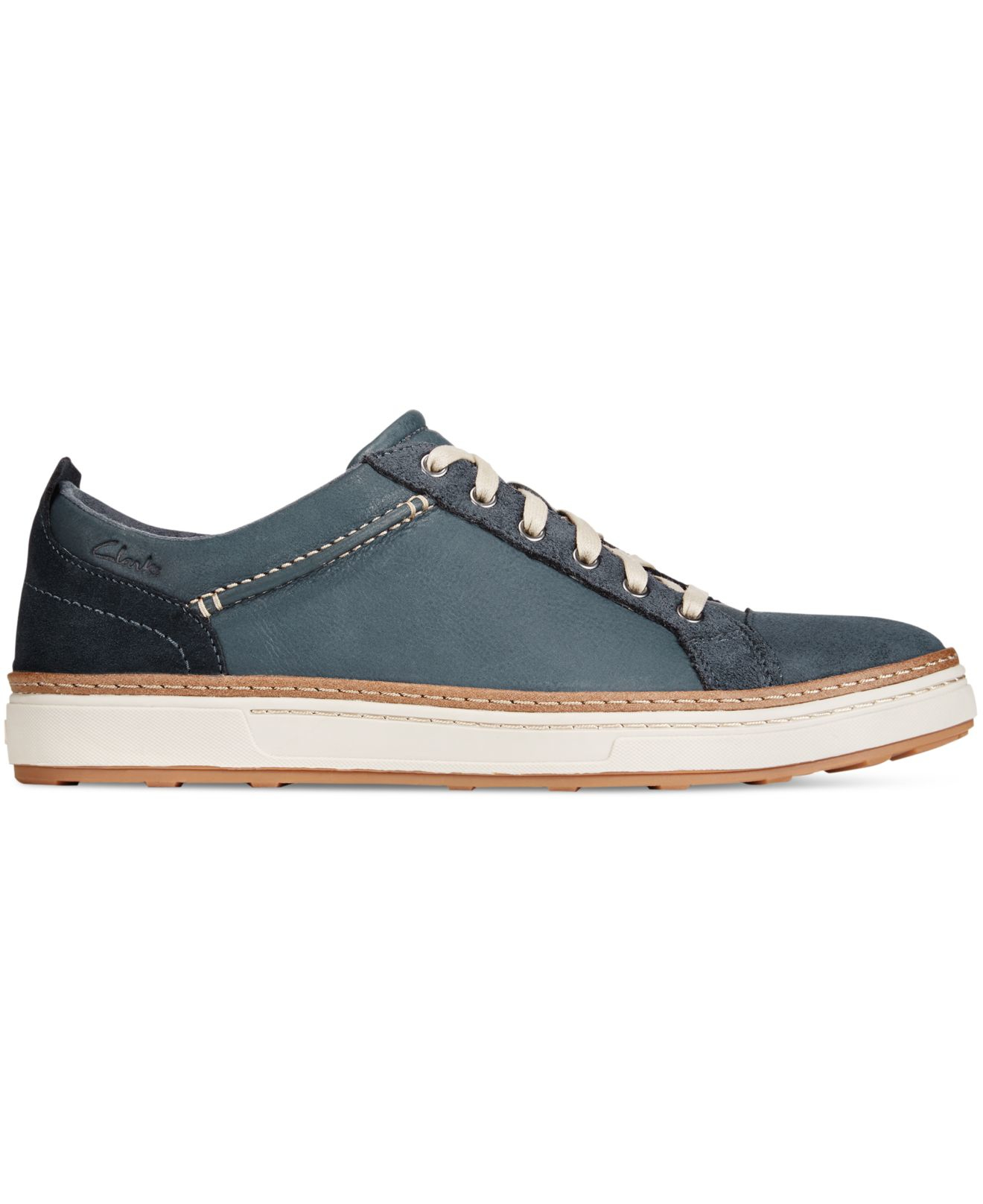 Clarks Lorsen Edge Sneakers in Blue for Men Lyst