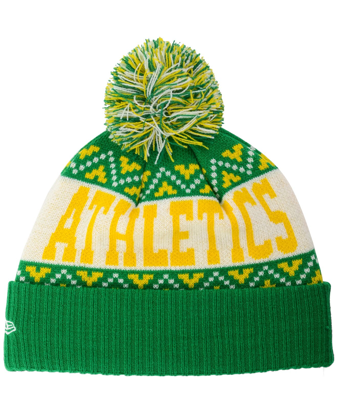 Lyst KTZ Oakland Athletics Biggest Christmas Knit Hat in Green