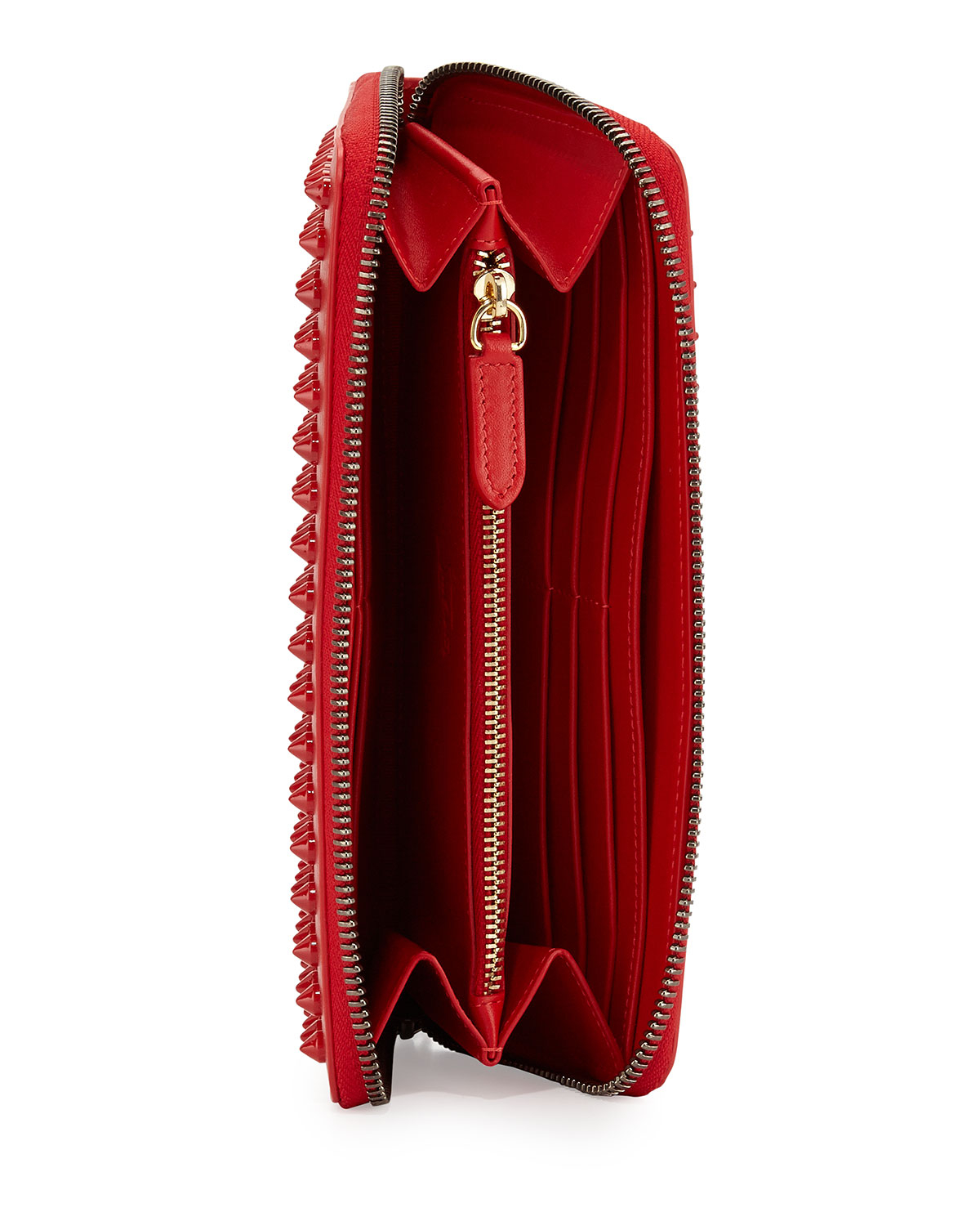 christian louboutin panettone spiked zip wallet | Landenberg ...  