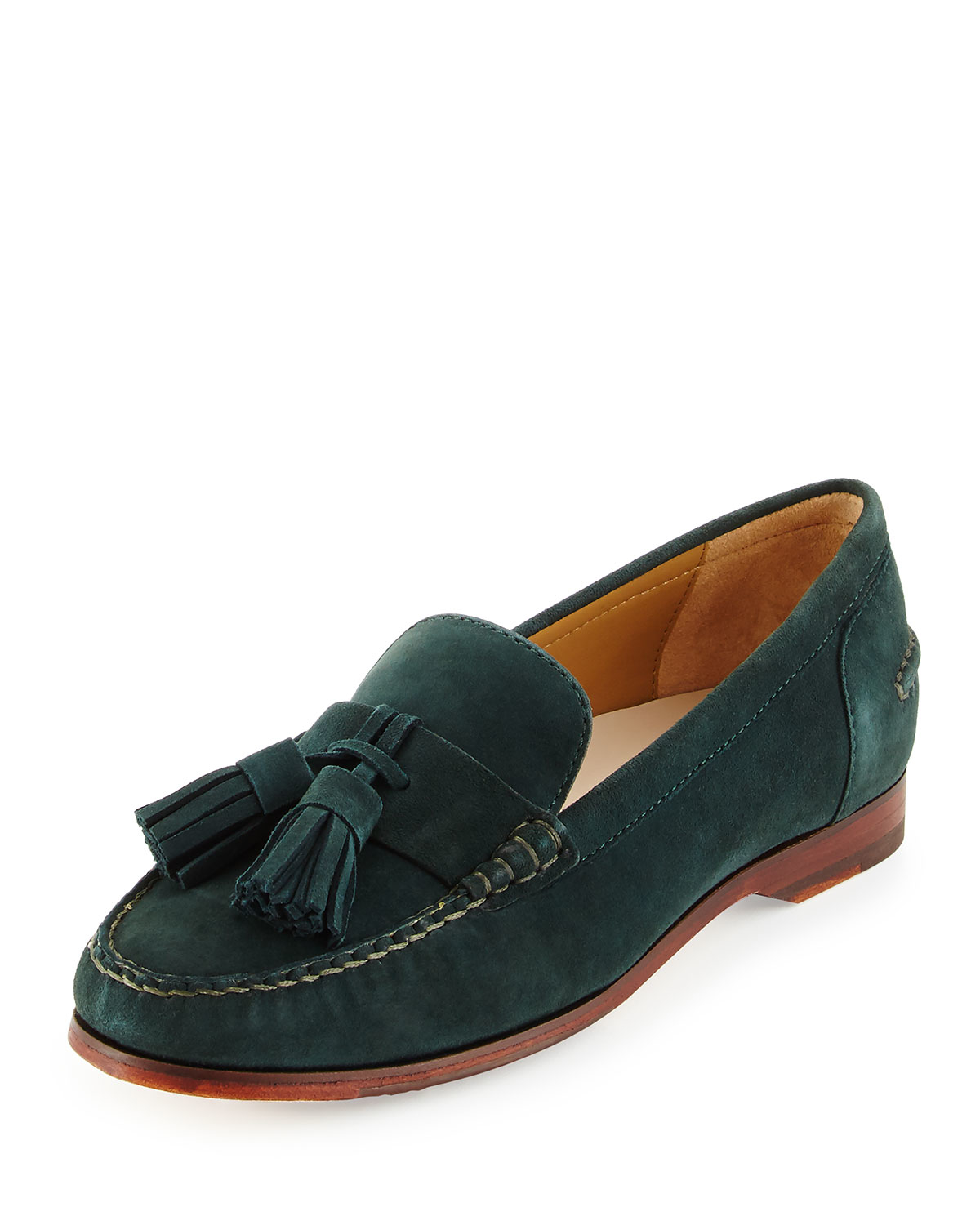 Cole haan Pinch Grand OS Tassel Loafers in Green | Lyst