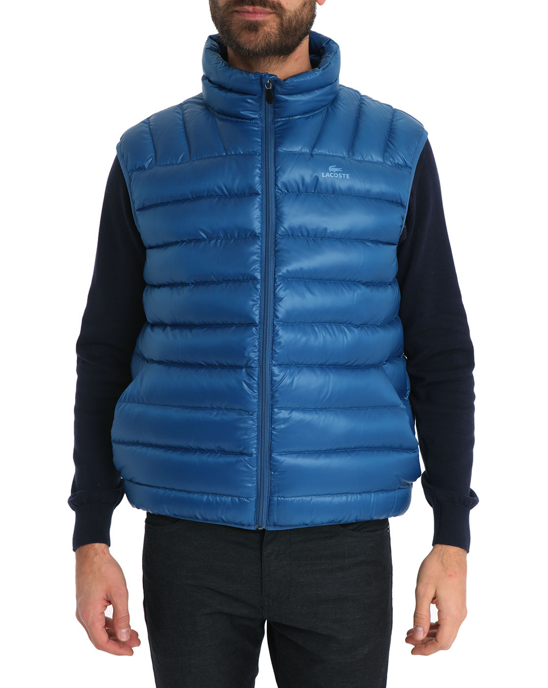 lacoste sleeveless jacket