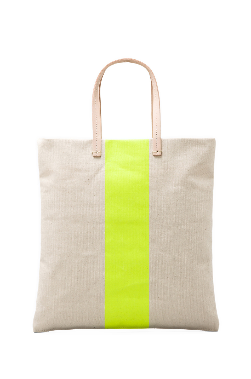 Lyst - Clare V. Canvas Carry All Tote in Yellow in Yellow