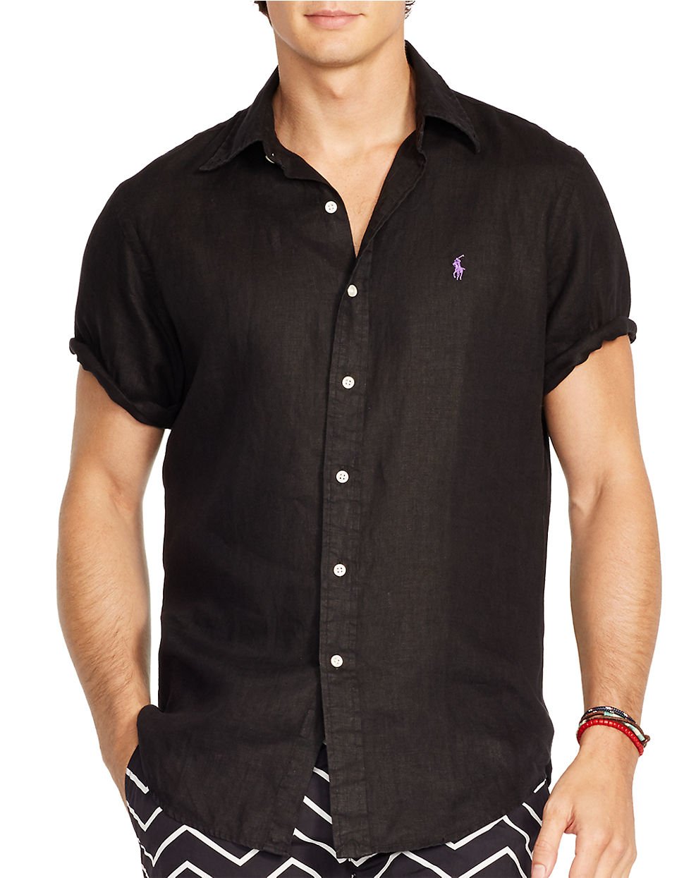 black short shirts