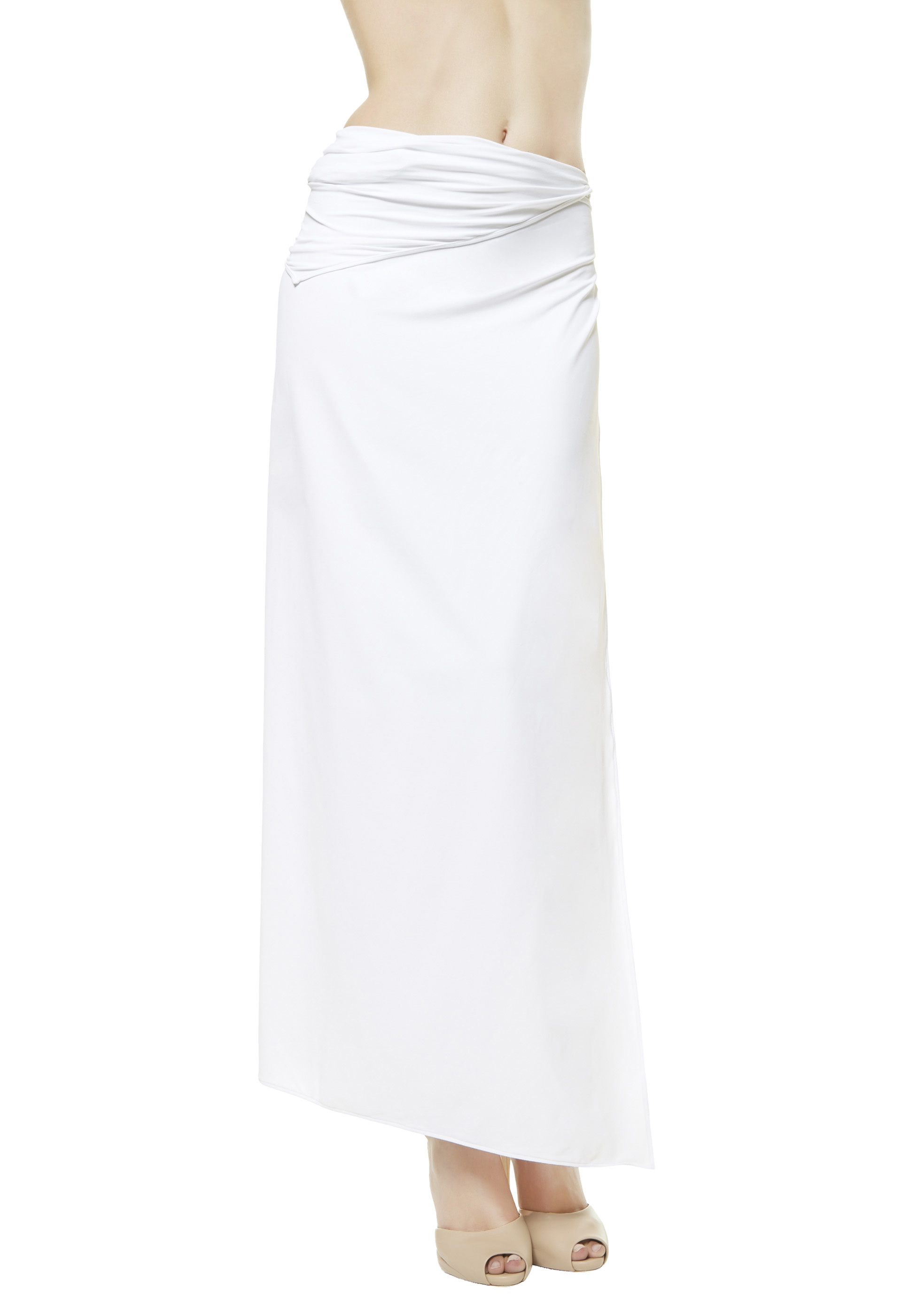 white sparkly sarong