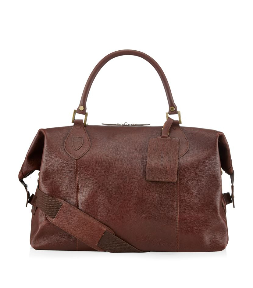 barbour leather bag mens