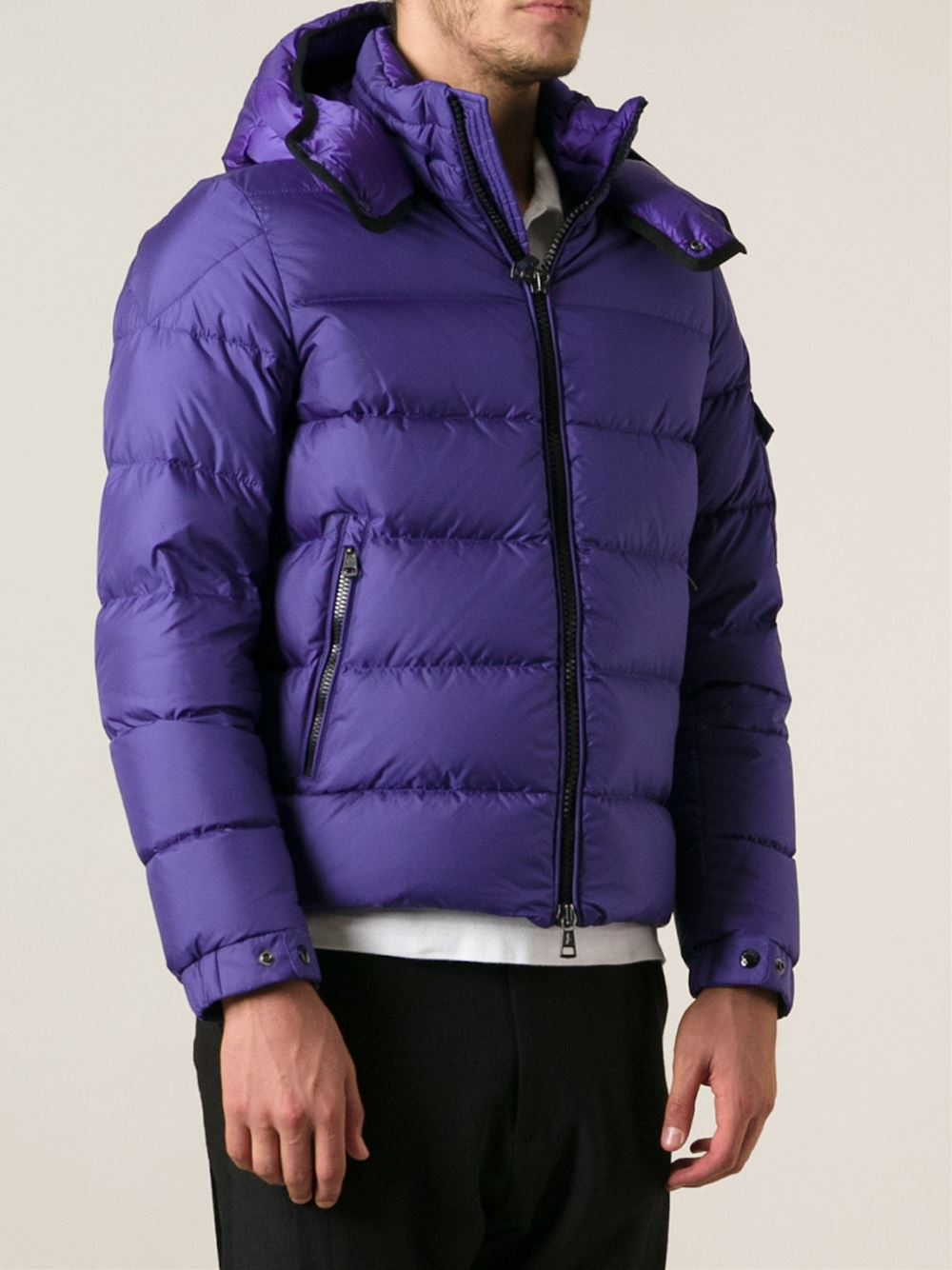 Lyst - Moncler 'Maya' Padded Jacket in Purple for Men