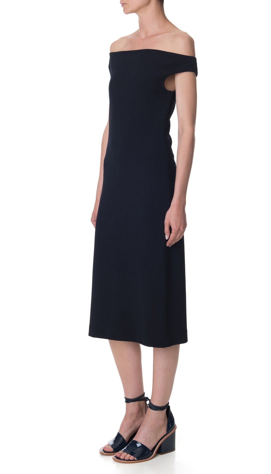 Tibi Off the Shoulder Midi Dress