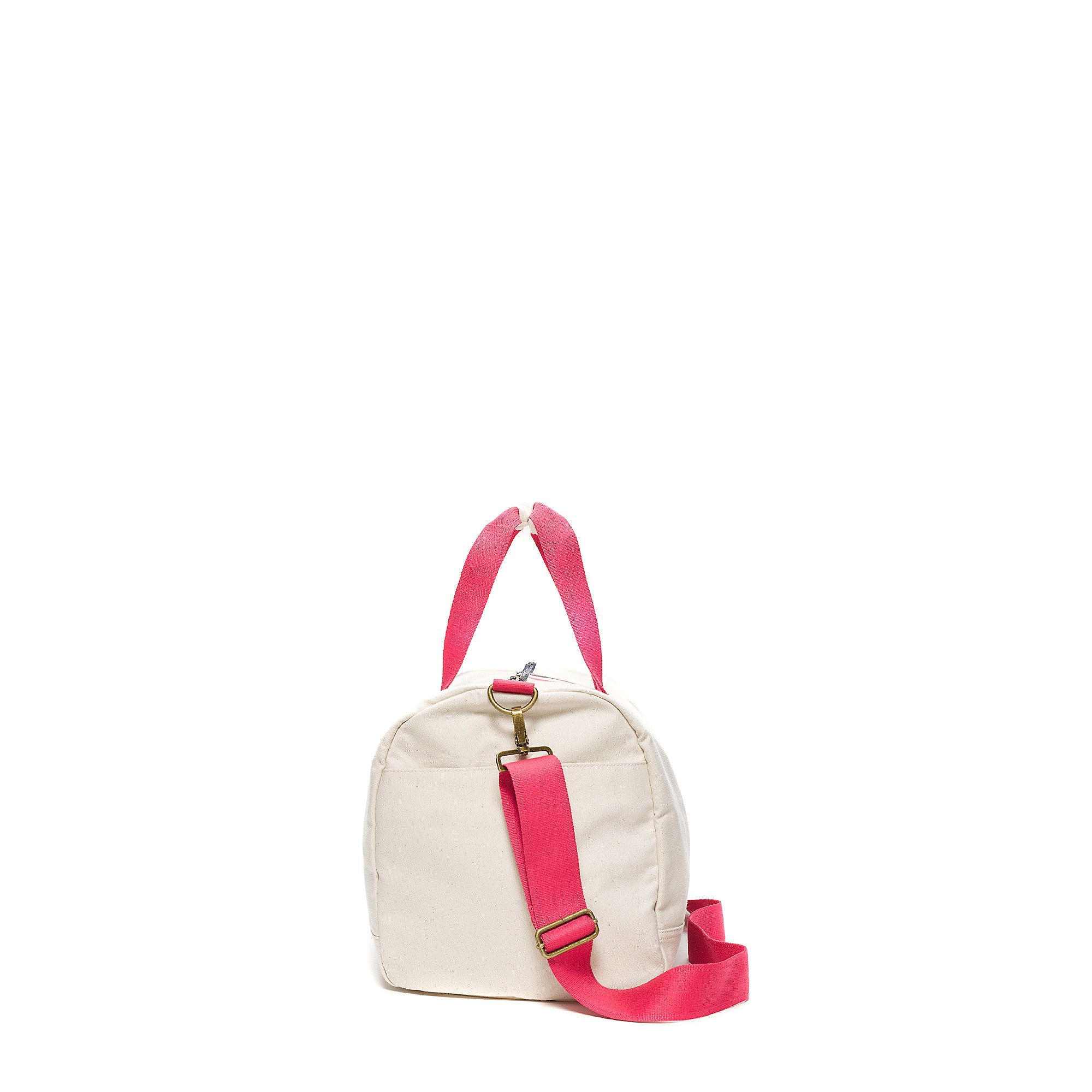 Tommy hilfiger Stripe Duffle Bag in Beige (NATURAL/ BEAUJOLAIS/ PINK
