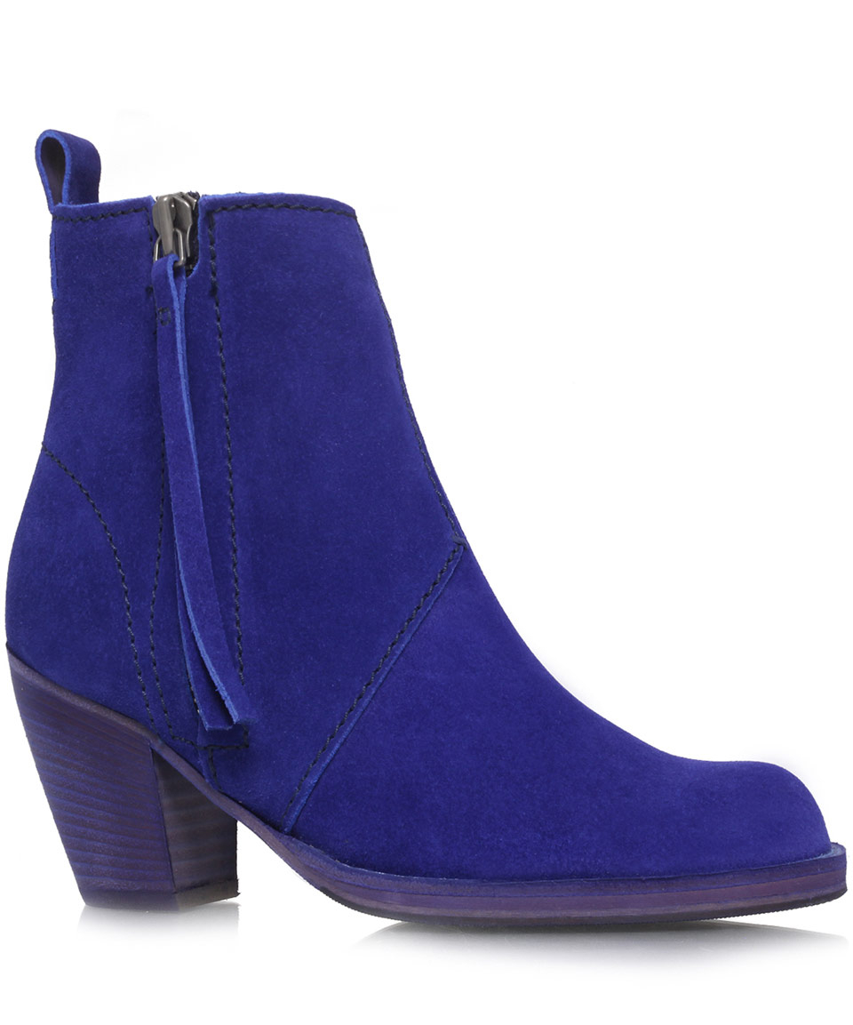 ankle boots blu