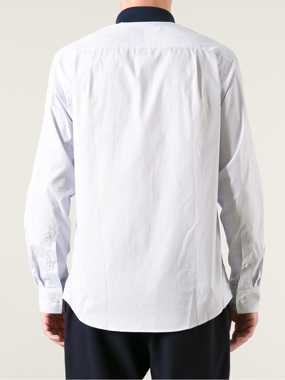 Casely-hayford Polo Collar Shirt in White for Men | Lyst