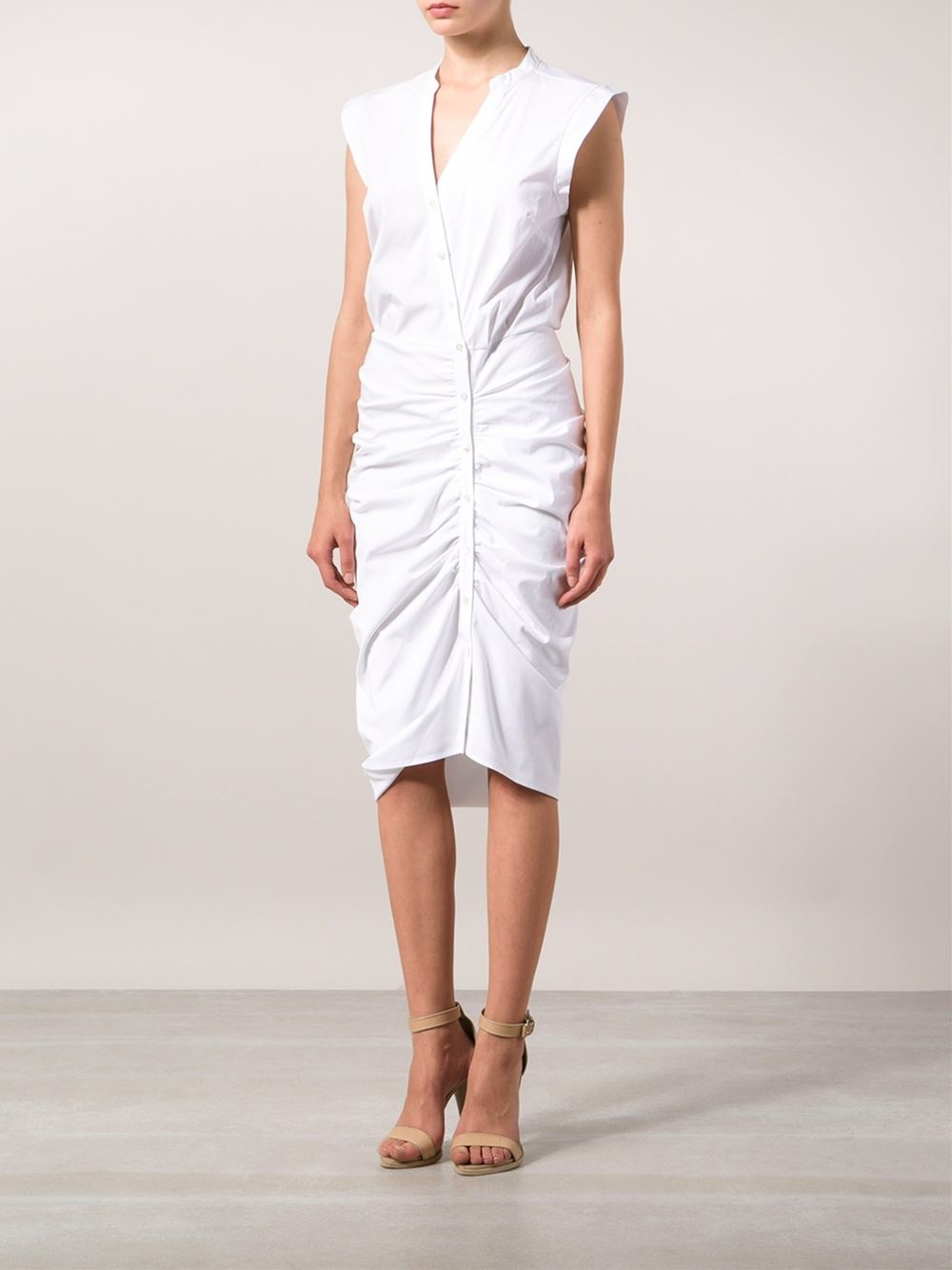 veronica beard white suit