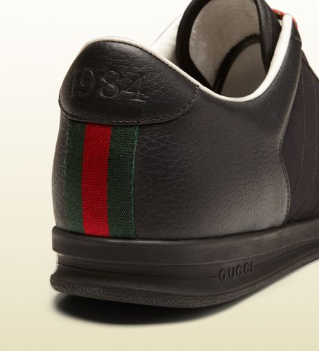 black gucci low tops