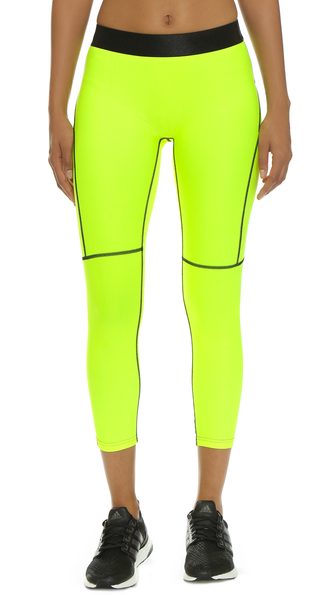 Lyst Monreal London Booty Boost Leggings Neon Lemon in Green