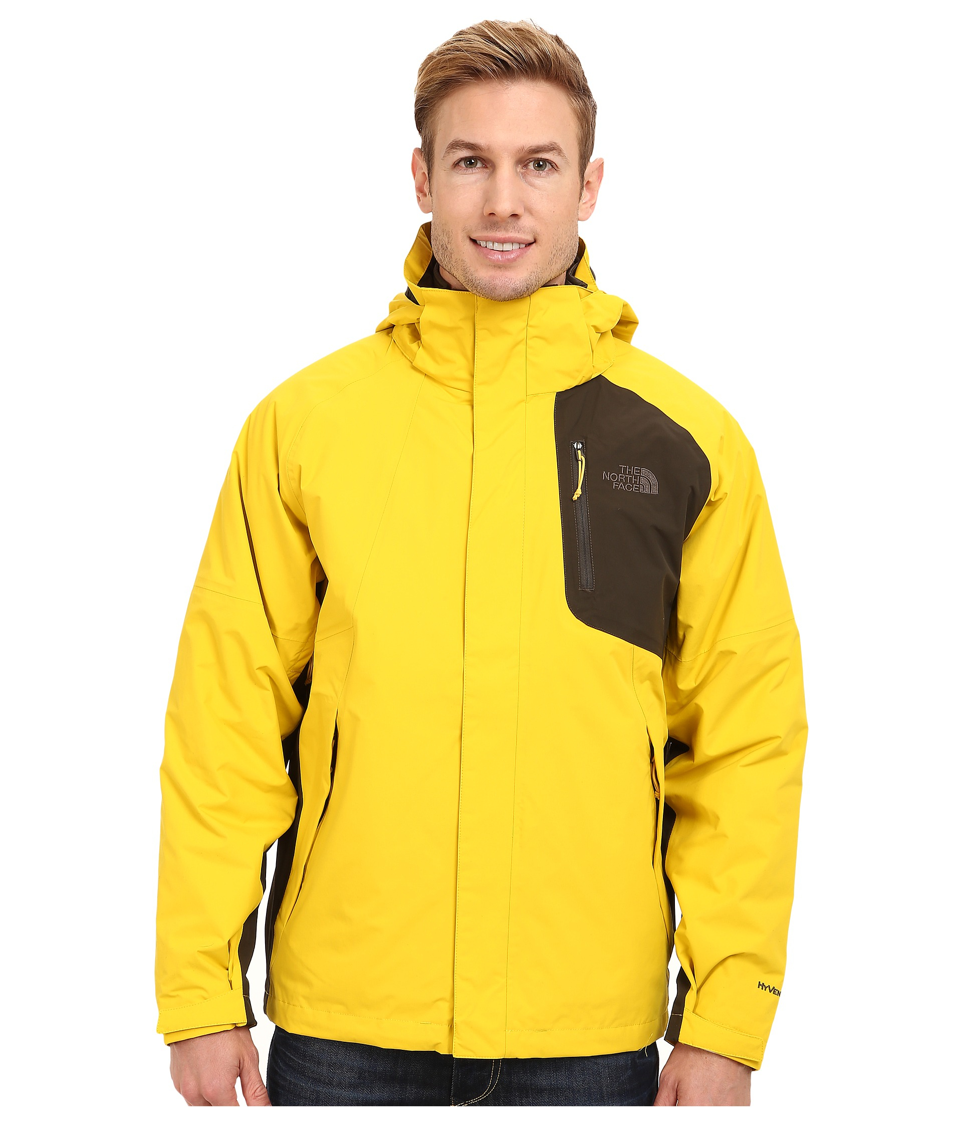 The north face Carto Triclimate® Jacket in Yellow for Men | Lyst