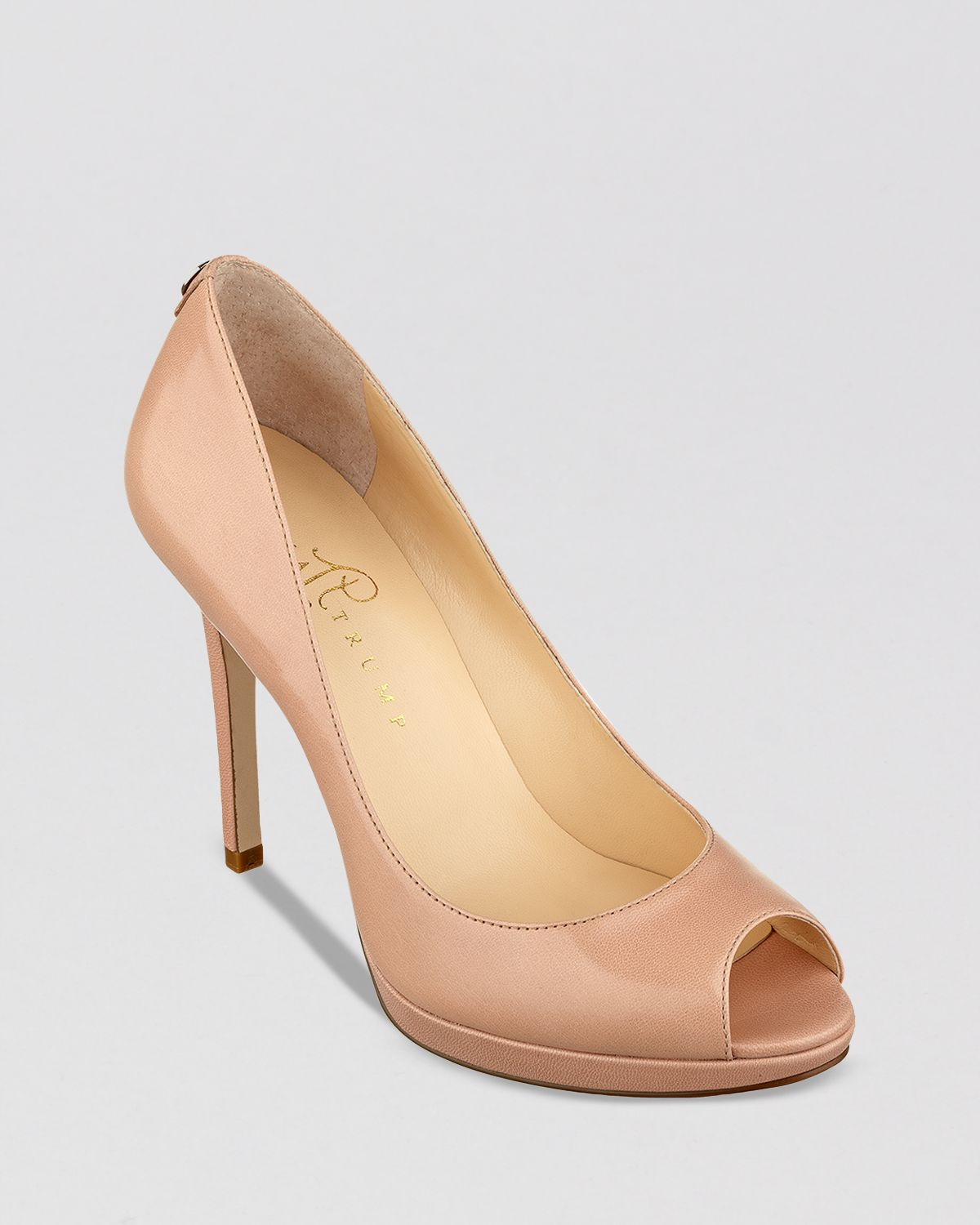 beige open toe shoes