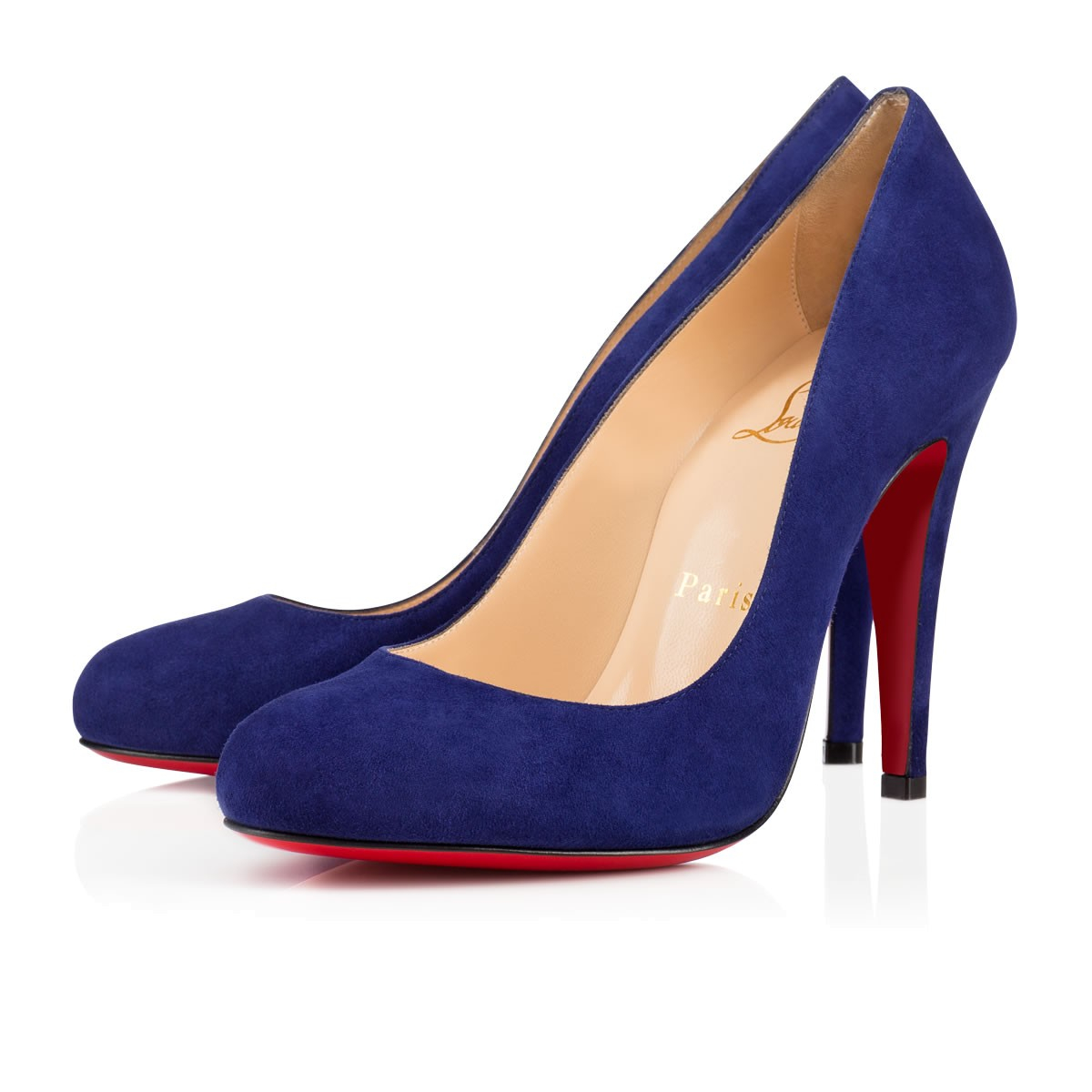 Christian louboutin Ron Ron Suede in Blue (navy) | Lyst  