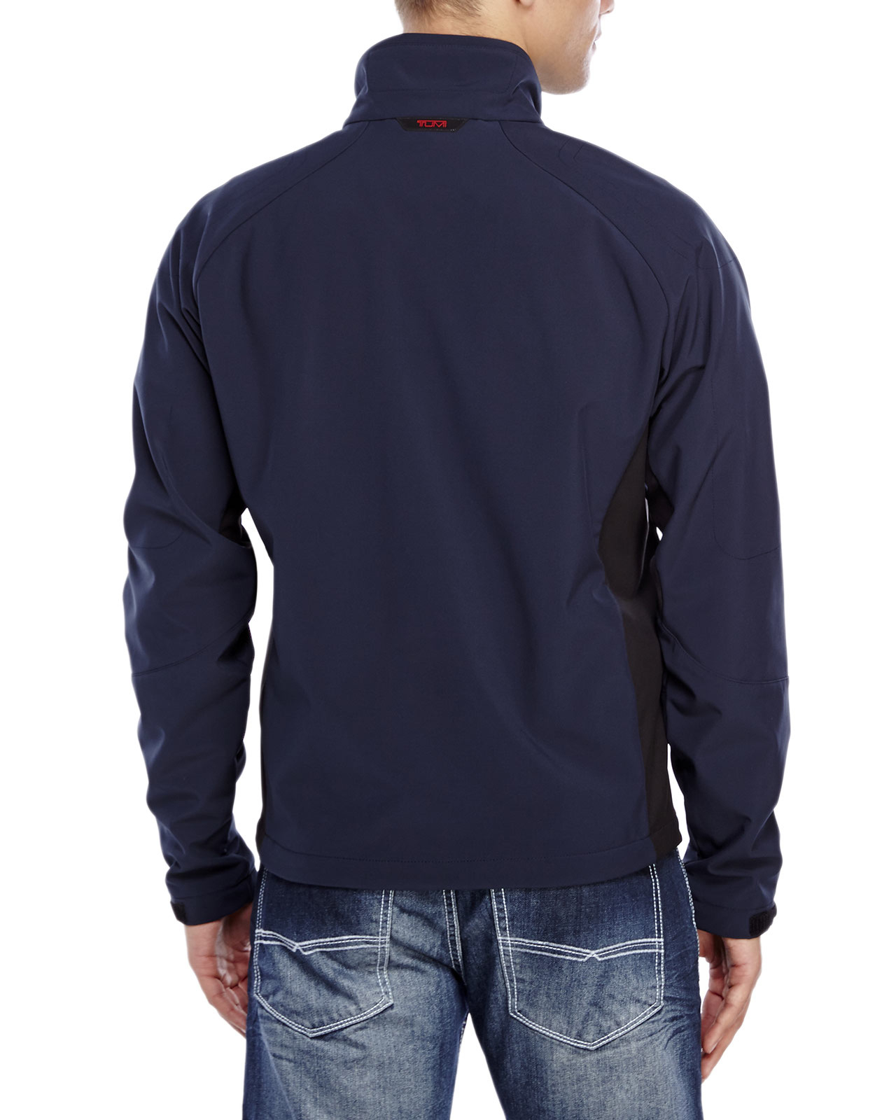 Lyst Tumi Navy Soft Shell Jacket in Blue for Men