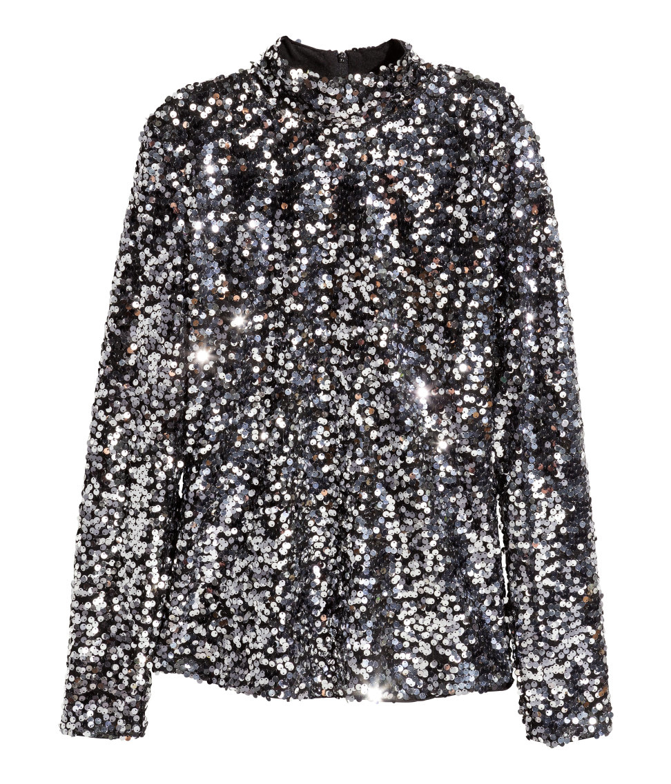 h and m sequin