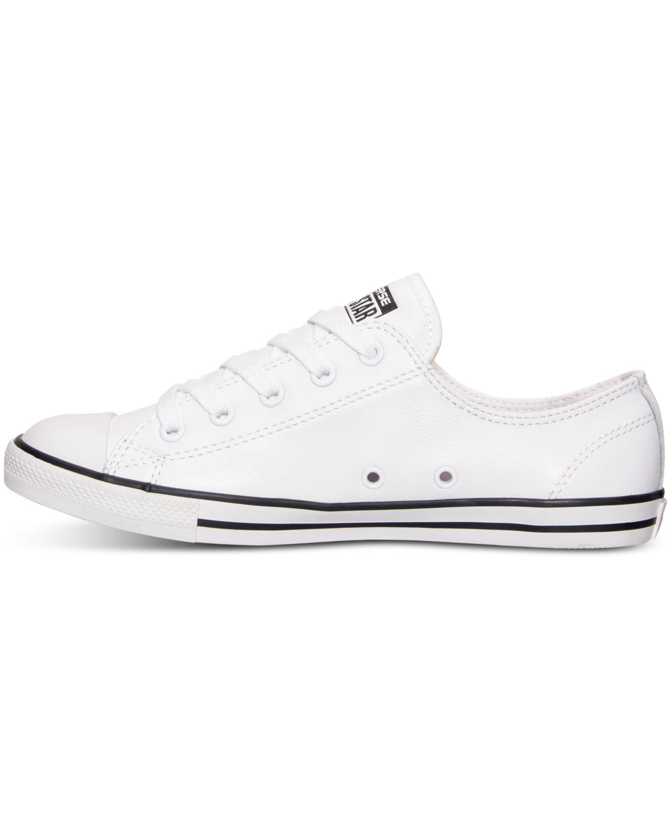 white leather dainty converse womens