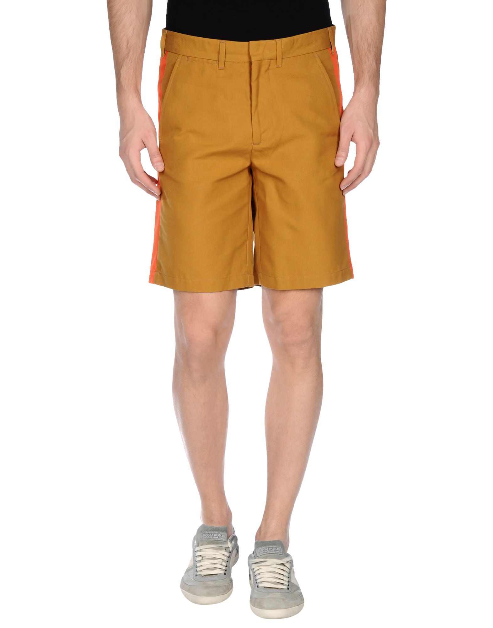 Lyst - Msgm Bermuda Shorts in Natural for Men