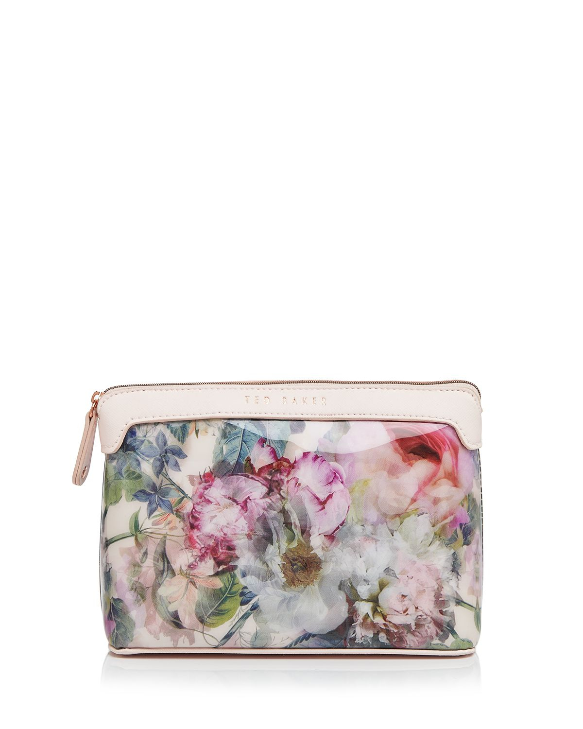 Lyst - Ted Baker Cosmetic Case - Pure Peony Large Triangle in Pink