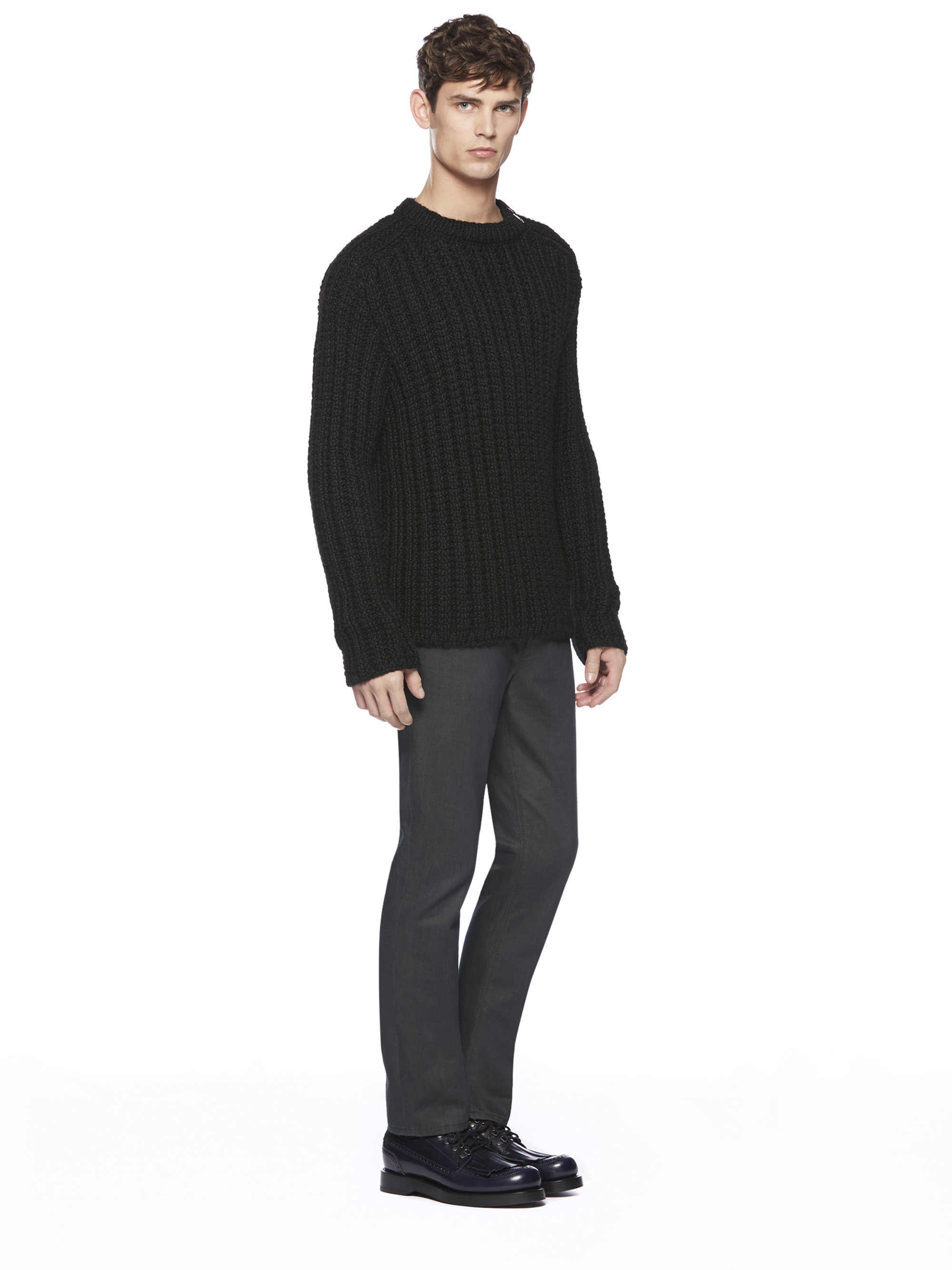 Lyst - Gucci Wool Mohair Sweater in Black for Men