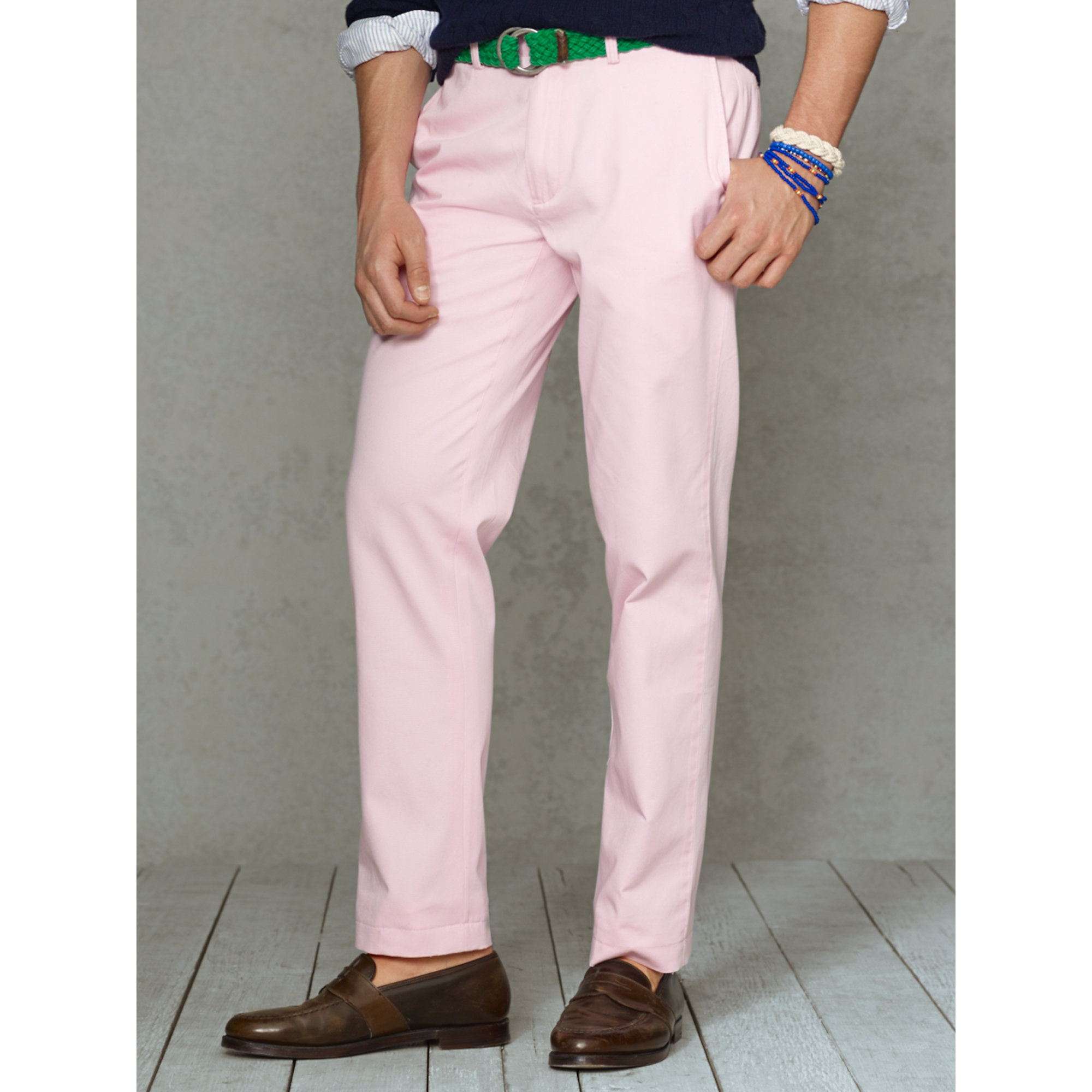 Polo ralph lauren Classic-Fit Chino Pant in Pink for Men | Lyst