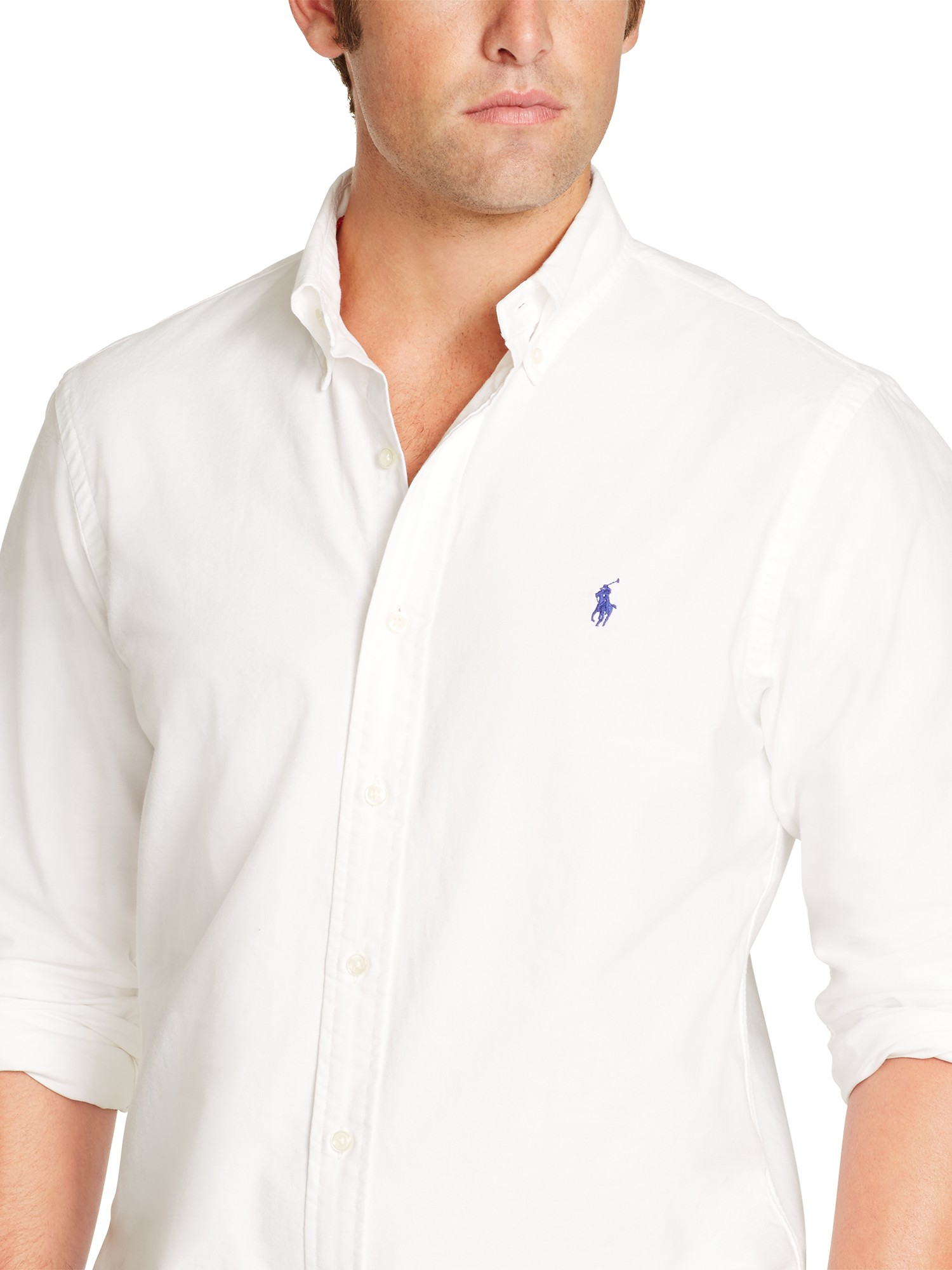 ralph lauren slim fit oxford shirt sale