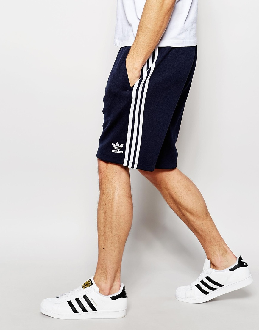 Lyst - Adidas Originals Superstar Shorts Aj6942 - Blue in Black for Men