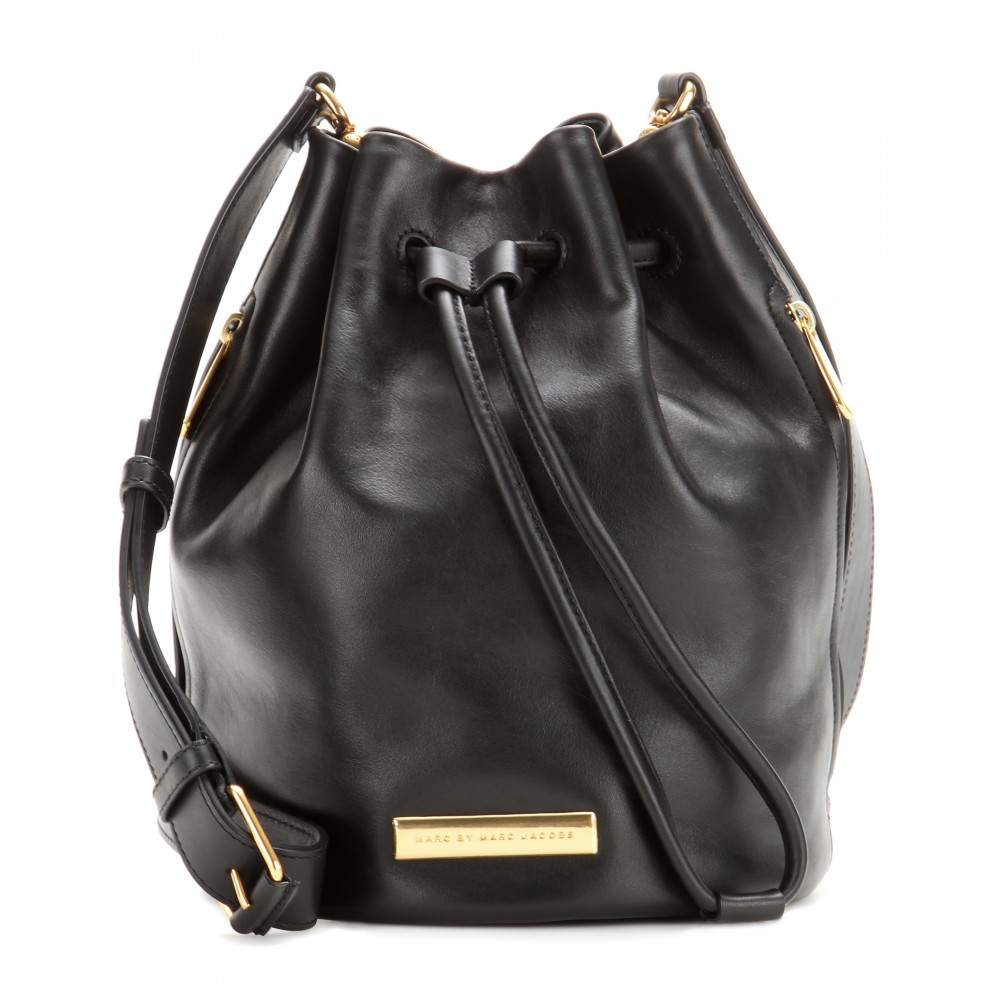 Lyst - Marc By Marc Jacobs Leather Bucket Bag in Black