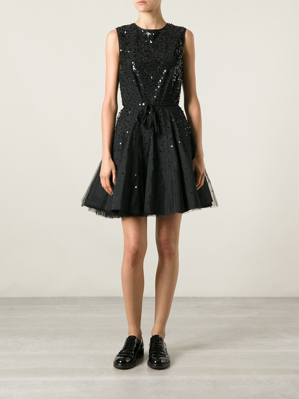 Red valentino sequin voile maxi dress Red valentino sequin voile maxi dress