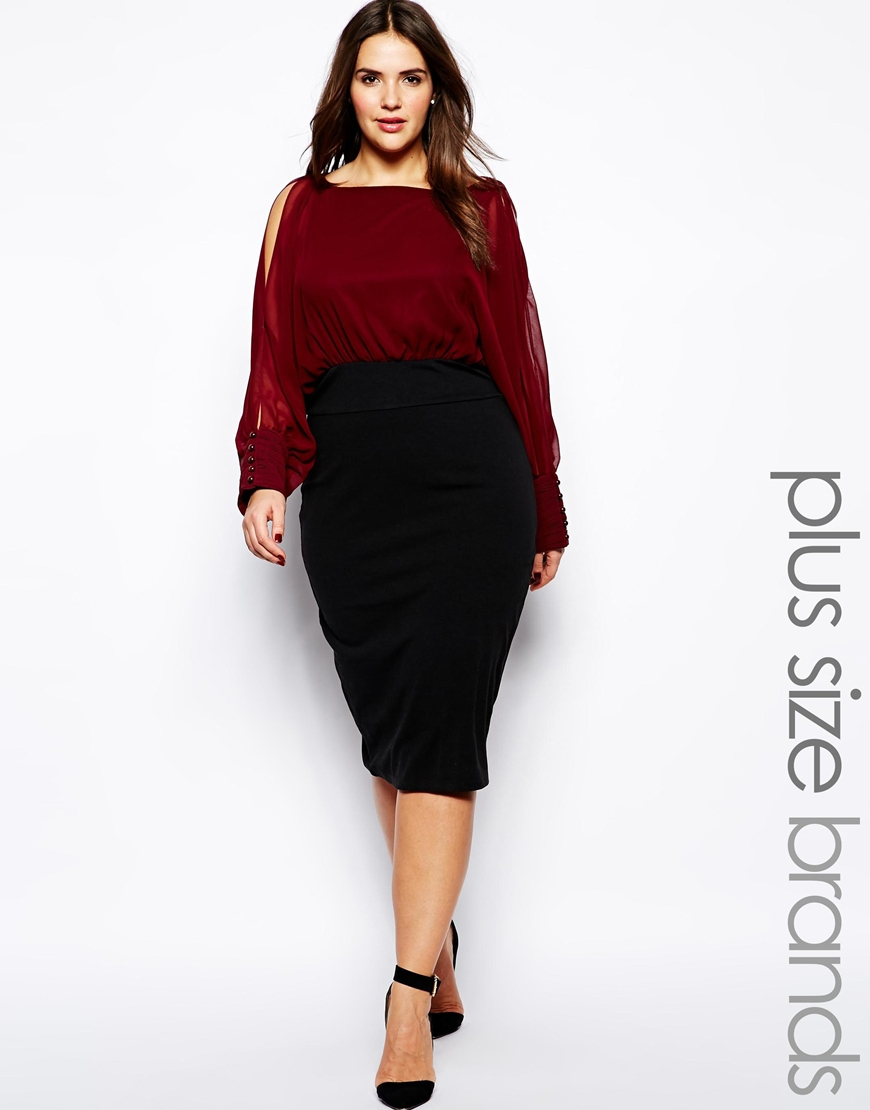 Plus Midi Dresses