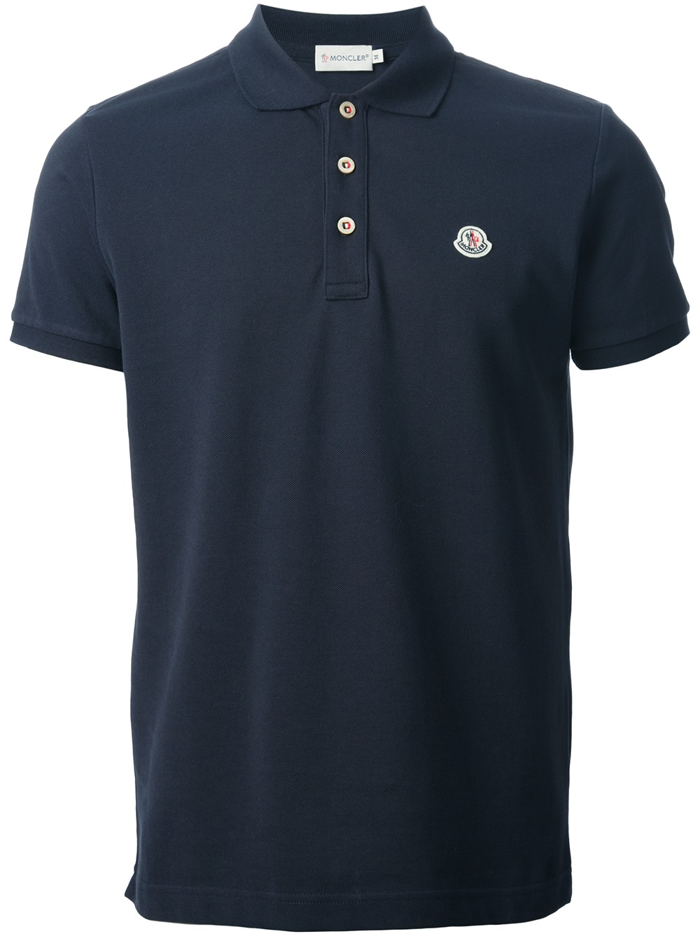 Lyst - Moncler Polo Shirt in Blue for Men