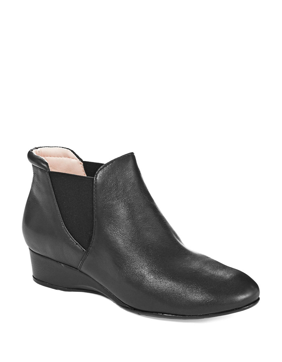 Taryn Rose Franklyn Ankle Boots in Black | Lyst