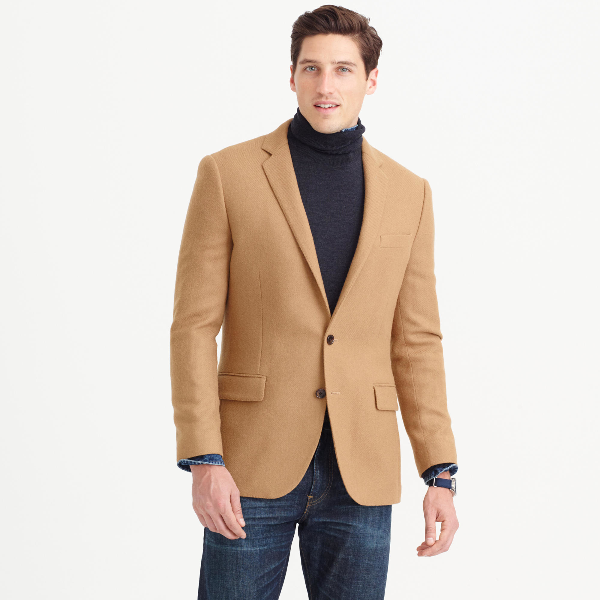 Lyst - J.Crew Ludlow Blazer In English Wool in Brown for Men