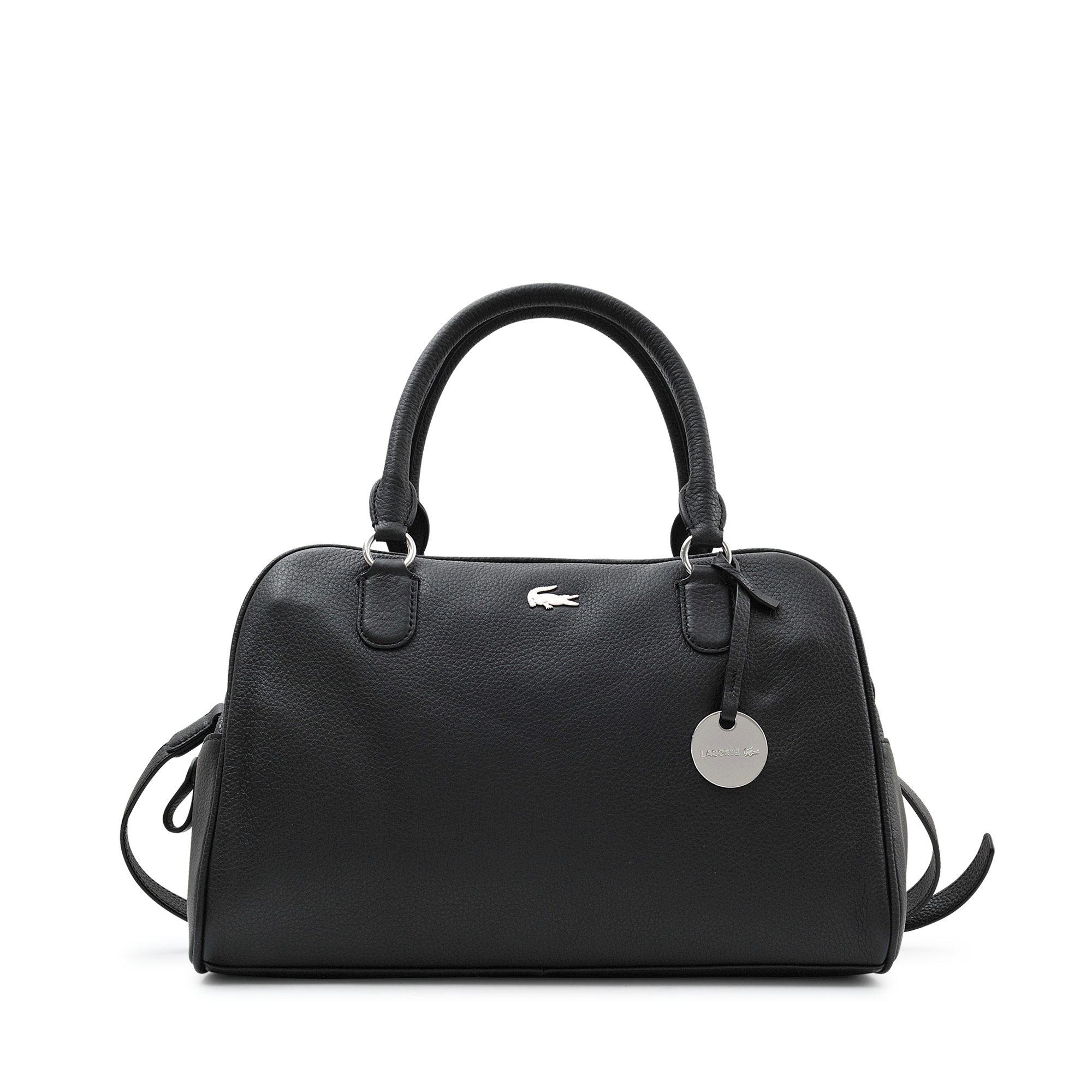 lacoste black purse