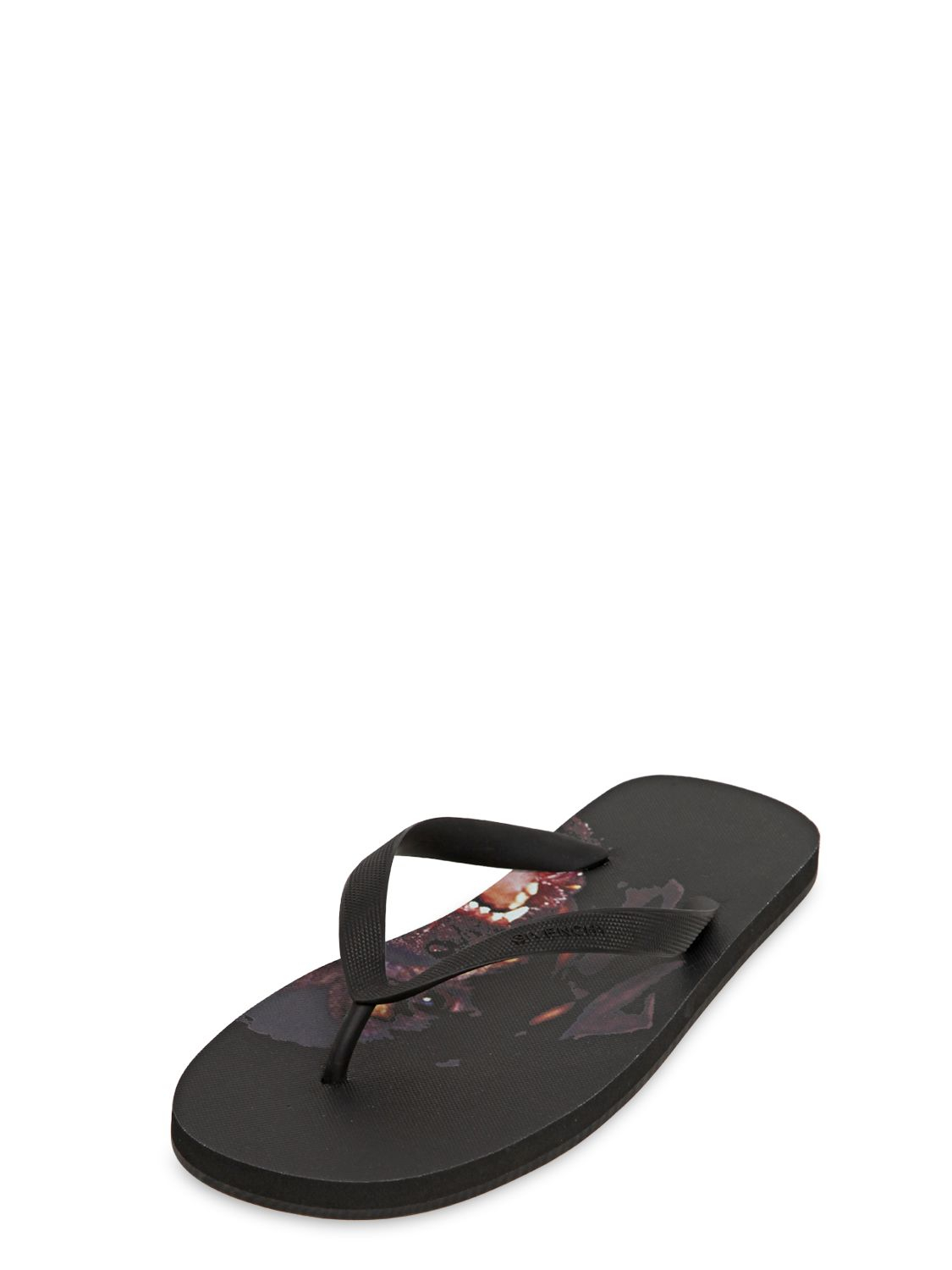 Givenchy Rottweiler Printed Rubber Flip Flops in Black for Men | Lyst