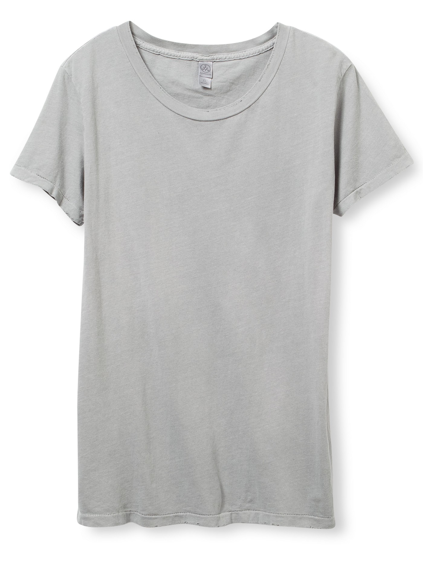 Lyst Alternative Apparel Vintage Distressed T Shirt In Gray