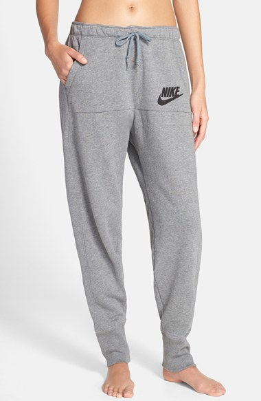 nike sweatpants black women's