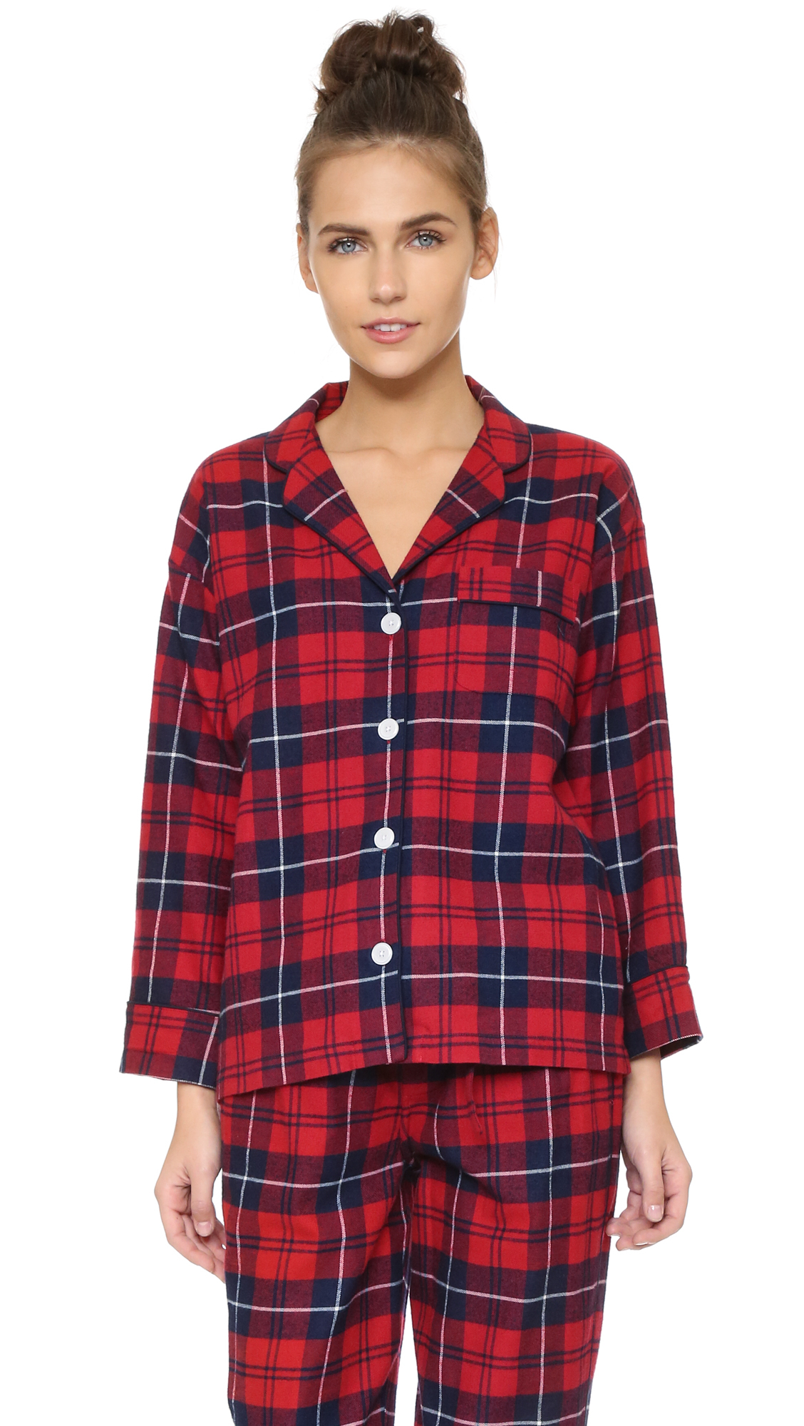 kids plaid pajama pants