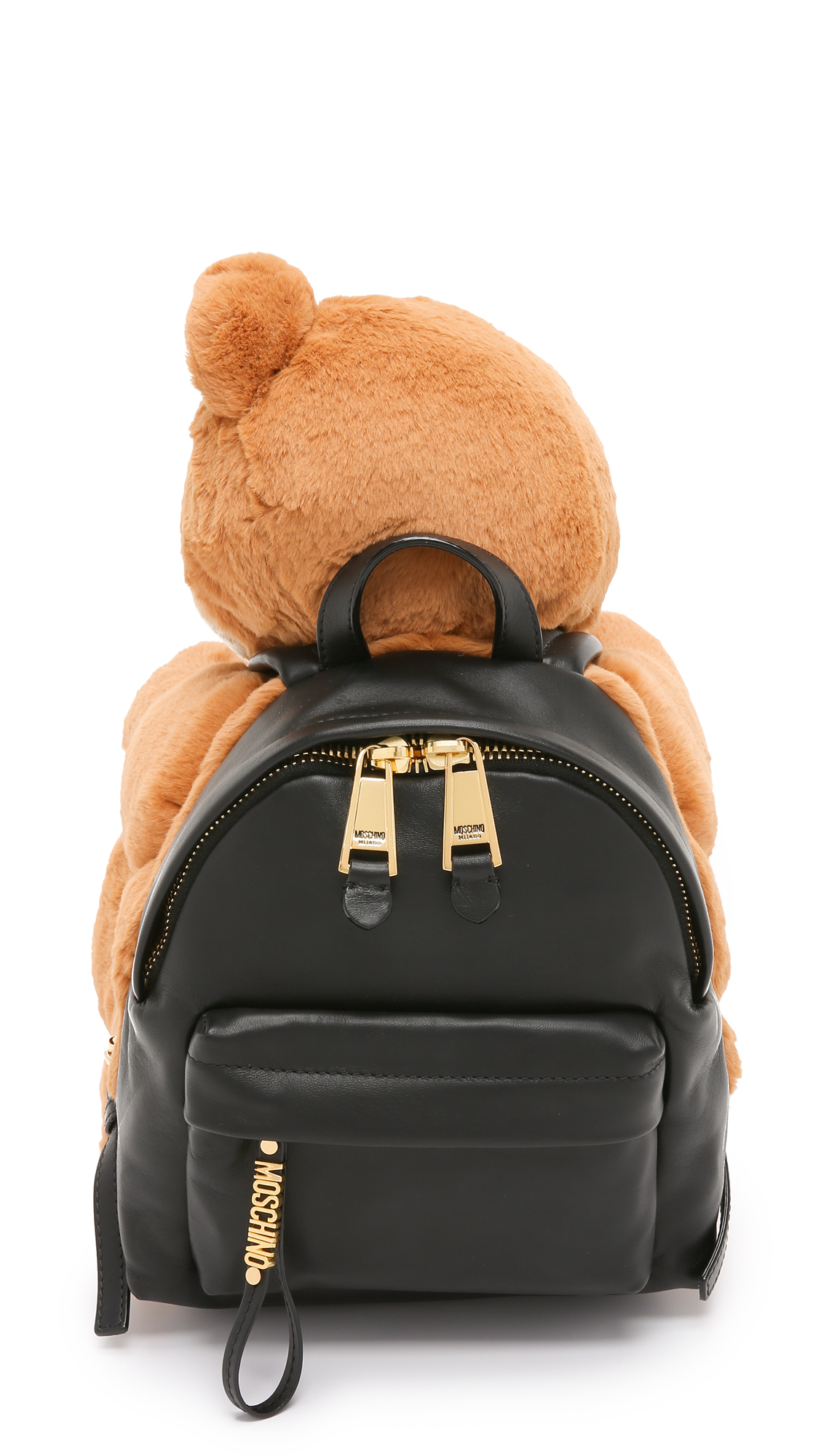moschino plush teddy bear backpack