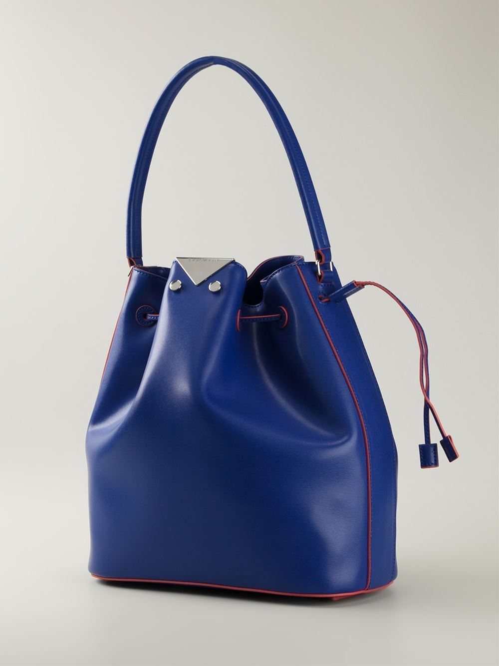 Emporio Armani Drawstring Bucket Bag in Pink & Purple (Blue) - Lyst