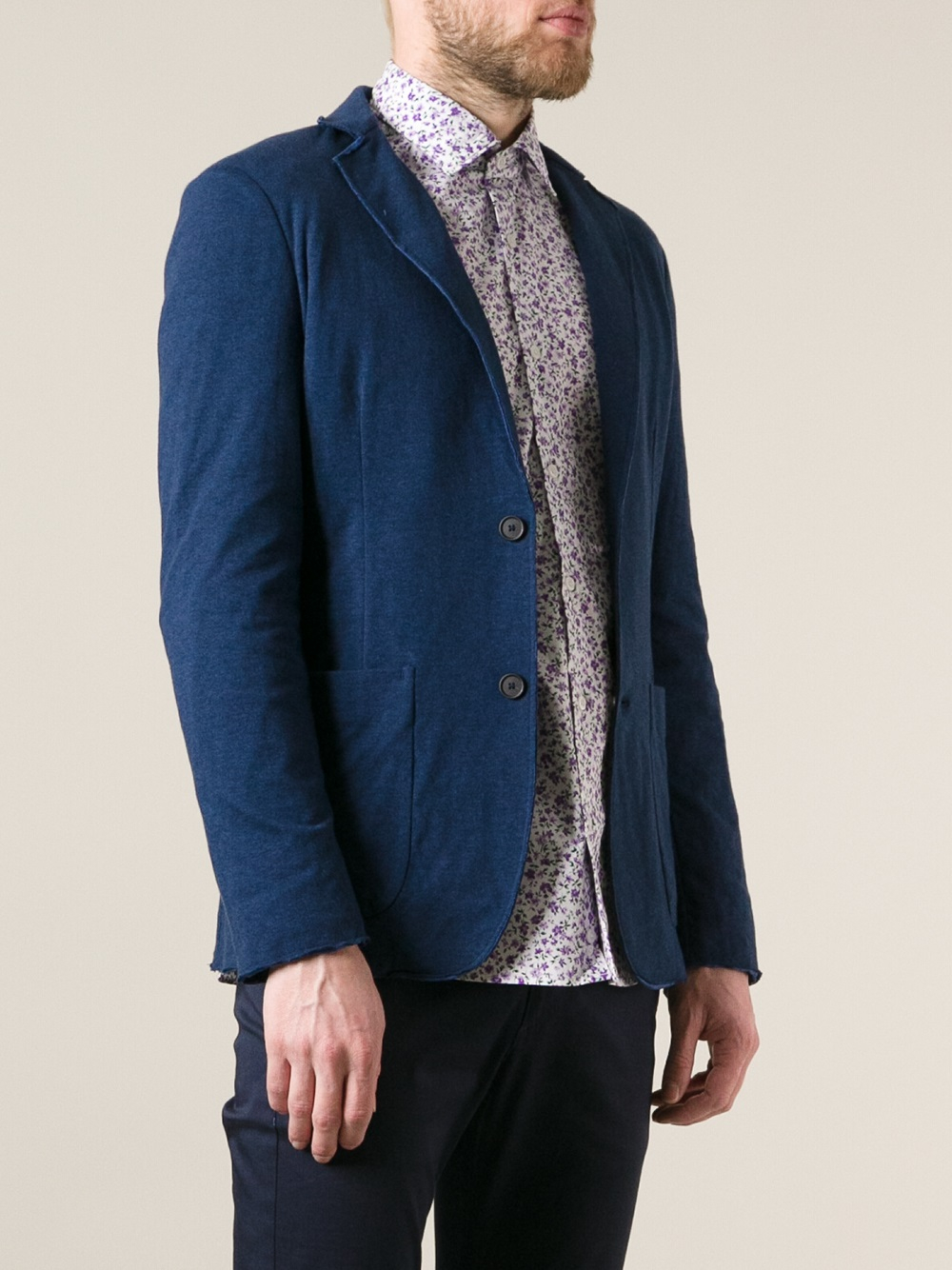 Lyst Ermenegildo Zegna Deconstructed Blazer in Blue for Men